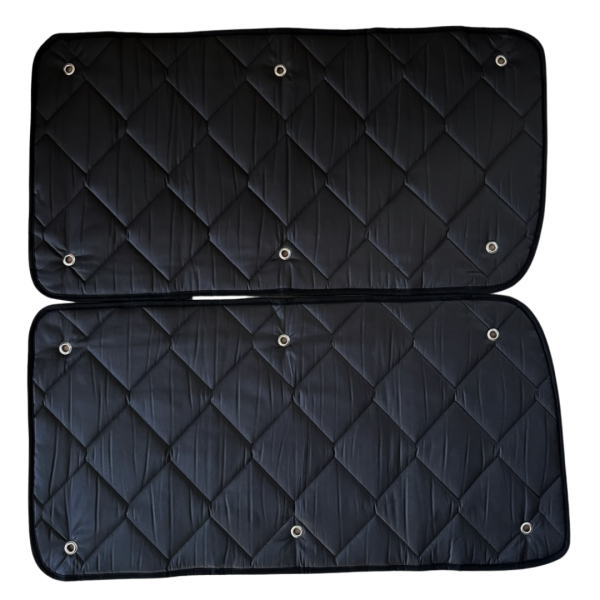 Thermomattenset Dark Edition PREMIUM Caddy Maxi Kofferraumbereich langer Radstand 2003 - 02/2020